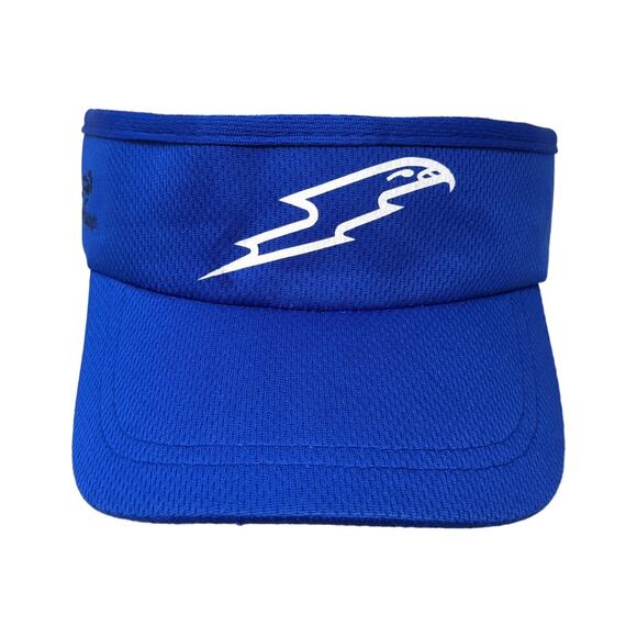 Headsweats Golf Sun Visor Cap Blue One Size Stretchable Embroidered Polyester - Picture 1 of 9